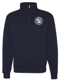 1/4 Zip Sweatshirt - Navy Blue