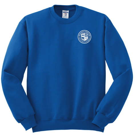 Crew Neck Sweatshirt - Royal Blue