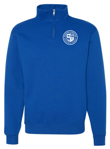 1/4 Zip Sweatshirt - Royal Blue