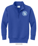 1/4 Zip Sweatshirt - Royal Blue
