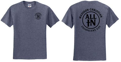 2025 ALL IN T-Shirt - Vintage Navy Blue