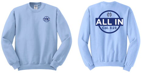 2026 ALL IN Crew Neck Sweatshirt