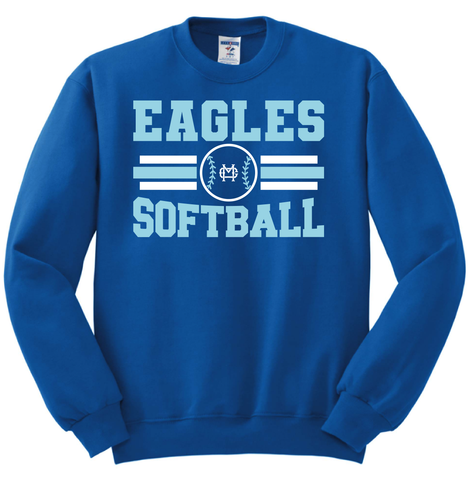 2026 Softball Crew Neck Sweatshirt